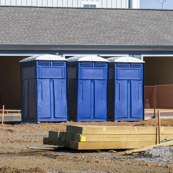 Heavy-duty construction site porta potty in Palatka, Florida